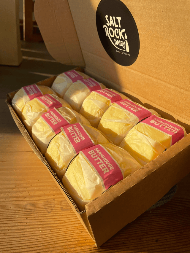 Farmhouse Cultured Butter with Wexford Sea Salt